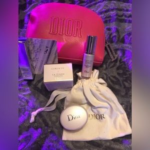 DIOR 💯 AUTHENTIC travel bag W/premium size samples